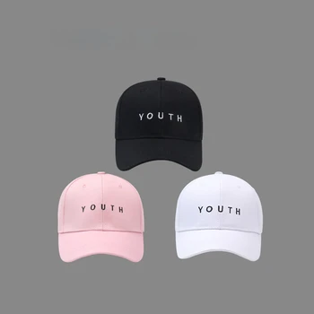 Лятна нова шапка мъжка и дамска корейска бродерия млада шапка празник слънце засенчване бейзболна шапка на едро 2022