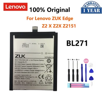 100% оригинална 3050mAh BL271 батерия за Lenovo ZUK Edge Z2 X Z2X Z2151 резервни телефонни батерии Bateria