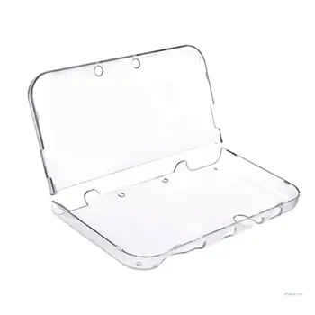 M5TD Прозрачен твърд калъф за компютър Защитна покривна кожа за нова 3DS XL игрова конзола Clear Crystal Full Body Protectors Sleeve