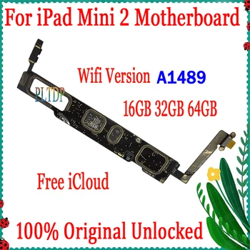Factory Unlock Clean ICloud За IPad Mini 2 дънна платка 100% оригинален A1489 Wifi & A1490 / A1491 3G за IPad MINI 2 Тест на логическата платка