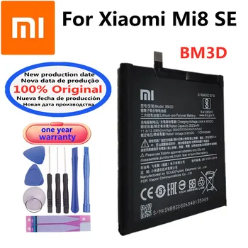 Нова 100% оригинална 3120mAh BM3D батерия за Xiaomi Mi8 Mi 8 SE висококачествена подмяна на смарт телефон Bateria