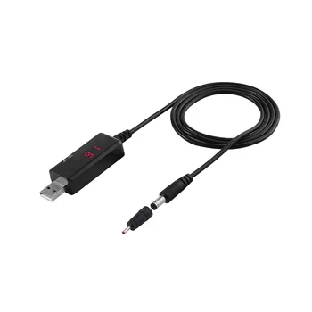 USB DC 5V до 9V 12V захранващ кабел за маршрутно зареждане WIFI адаптер кабел USB Boost модул конвертор чрез Powerbank USB