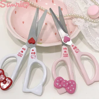 Sanrio Ножици Kawaii Hello Kitty Хартиени резници Diy Express Box Knife Офис канцеларски ножици Студенти Специални консумативи