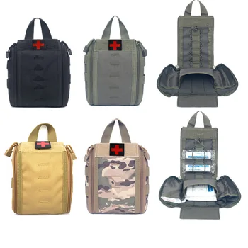 Тактически Molle EDC торбичка медицинска чанта EMT комплект за първа помощ торбичка IFAK чанта Военна аварийна оцеляване Външна чанта за инструменти Waist Pack